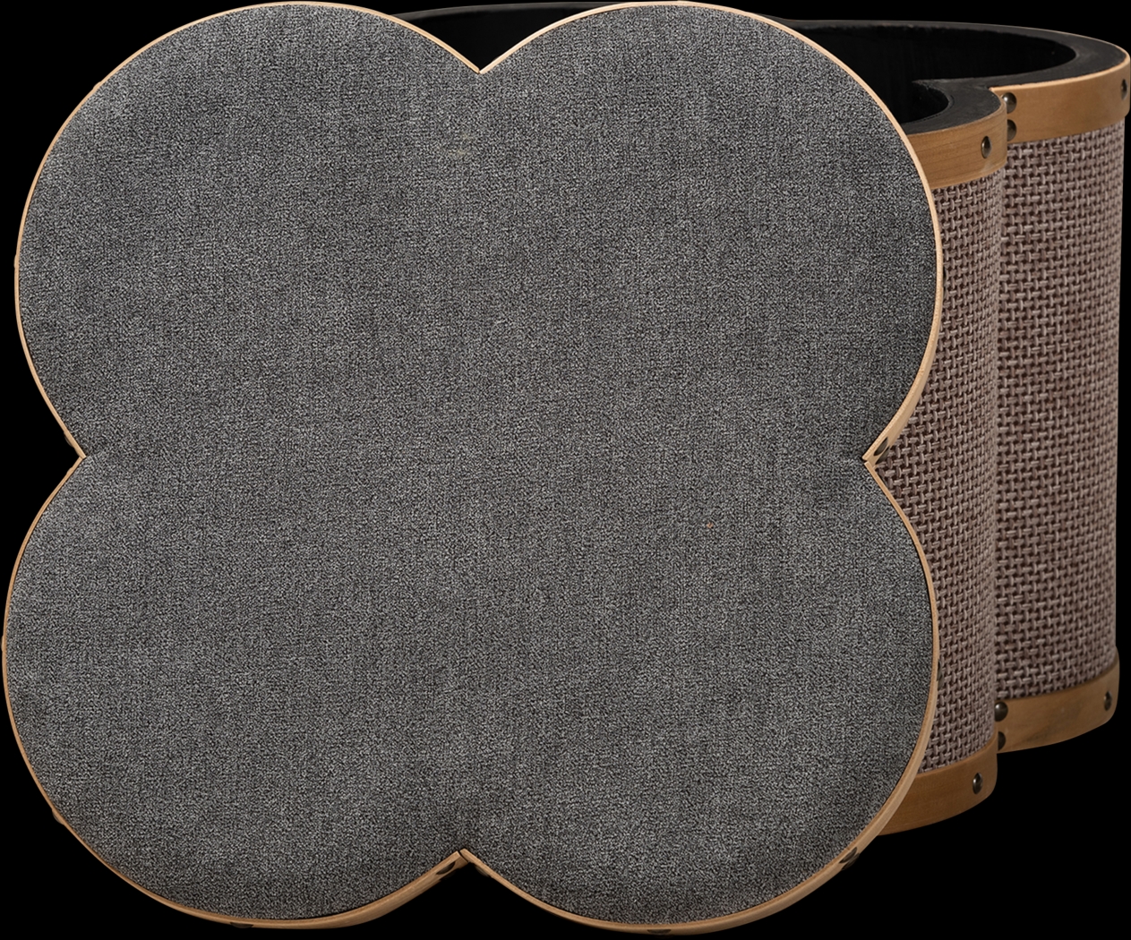 Godon Brown Ottoman, Set of 2 - Thumbnail - Image 3