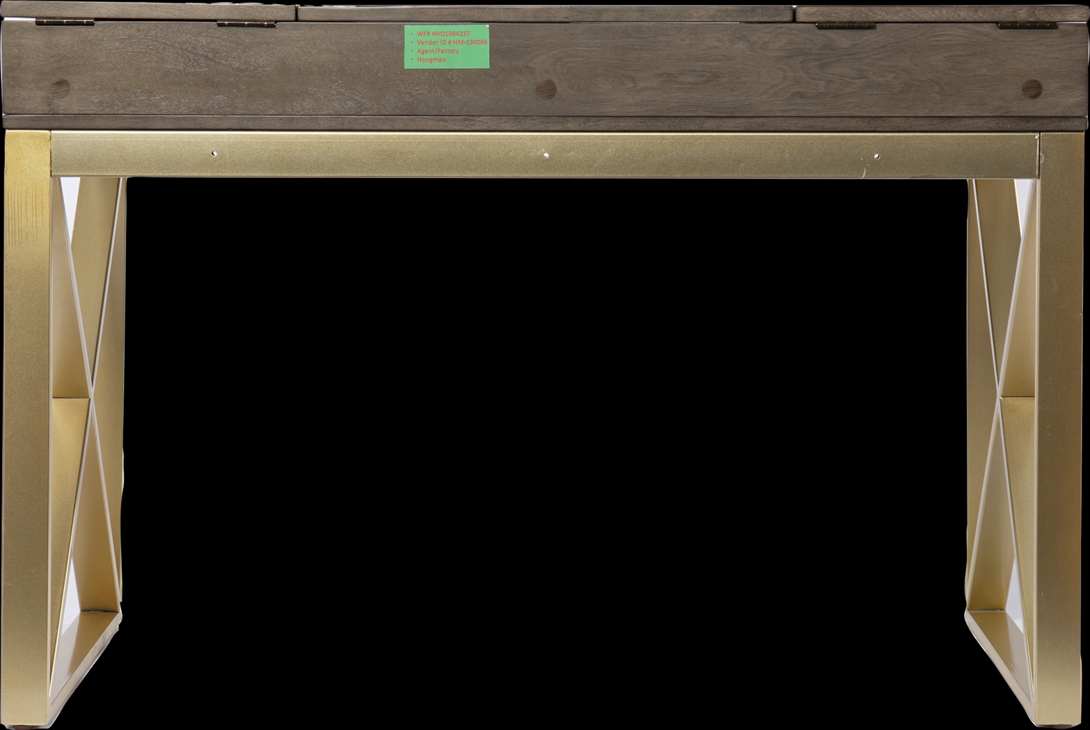 Goldbridge Gray Desk - Thumbnail - Image 4