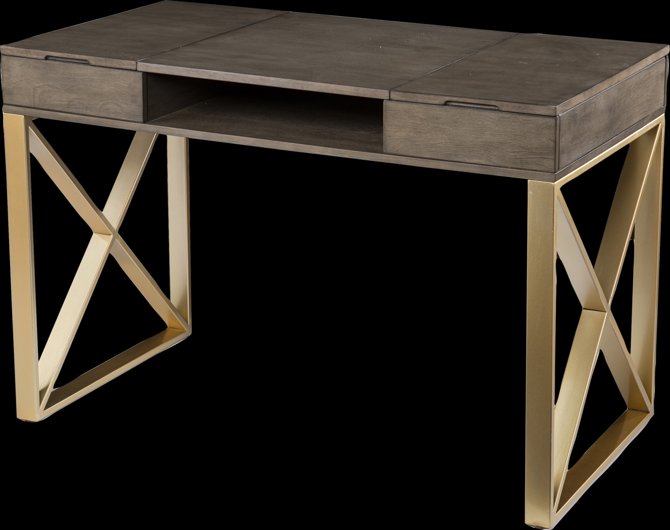 Goldbridge Gray Desk - Thumbnail - Image 1