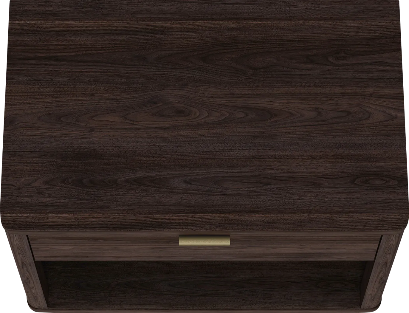 Golddale I Dark Brown Nightstand - Thumbnail - Image 4