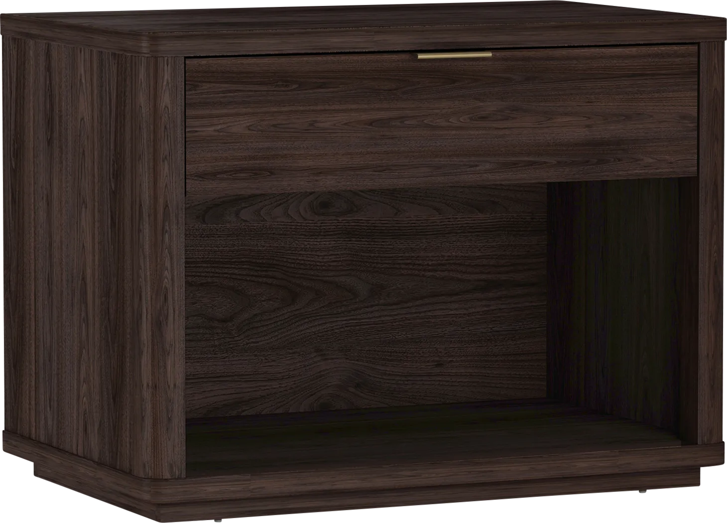 Golddale I Dark Brown Nightstand - Thumbnail - Image 6