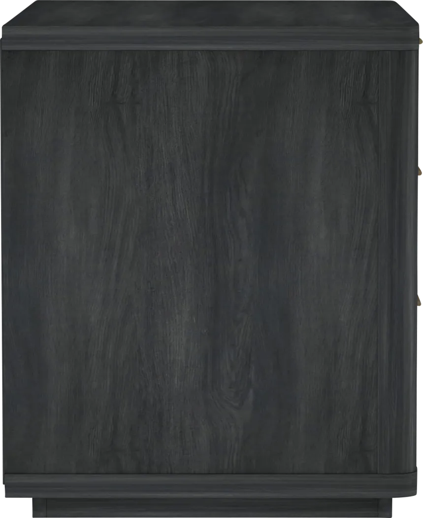 Golddale II Charcoal Gray Nightstand - Thumbnail - Image 5