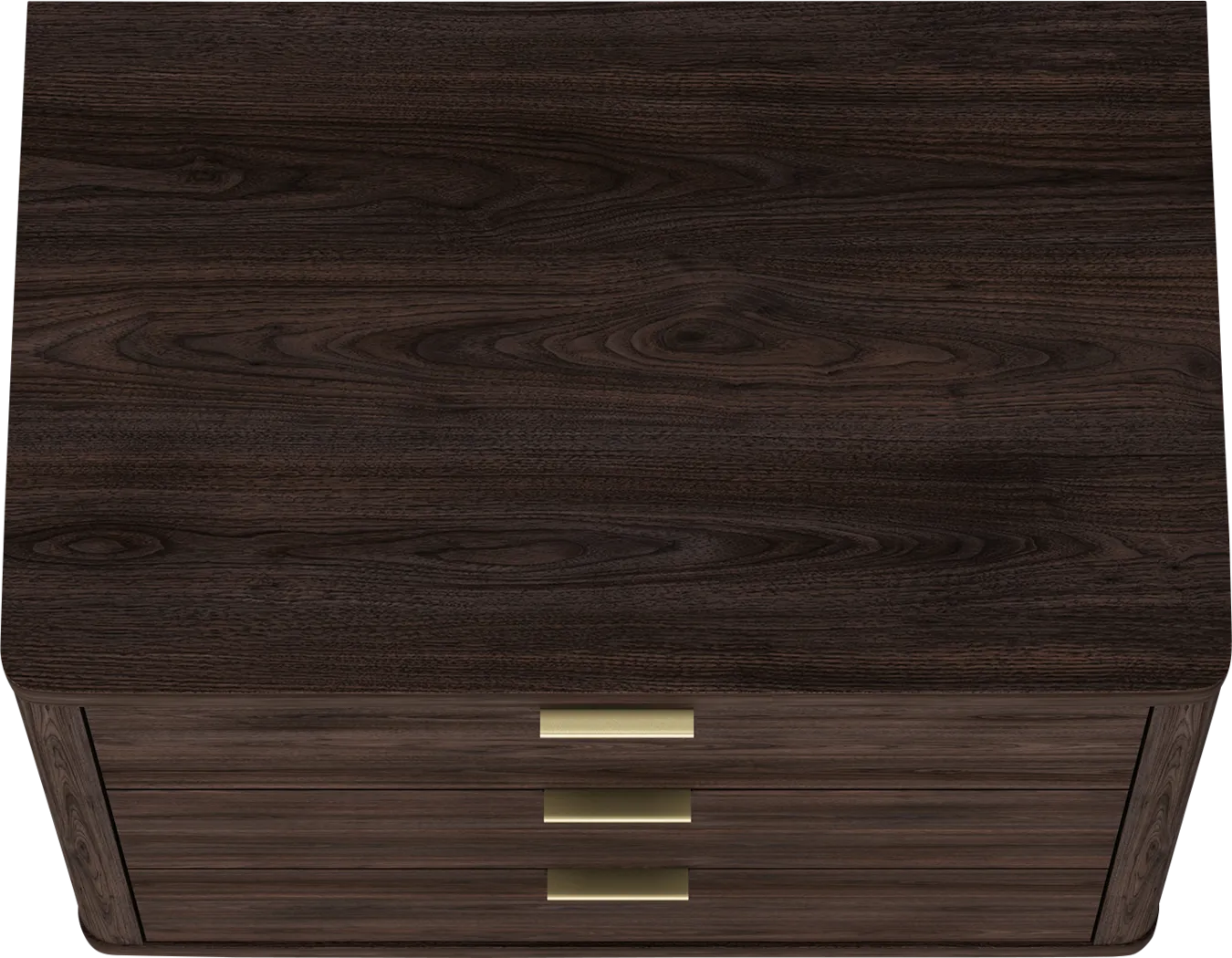 Golddale II Dark Brown Nightstand - Thumbnail - Image 5