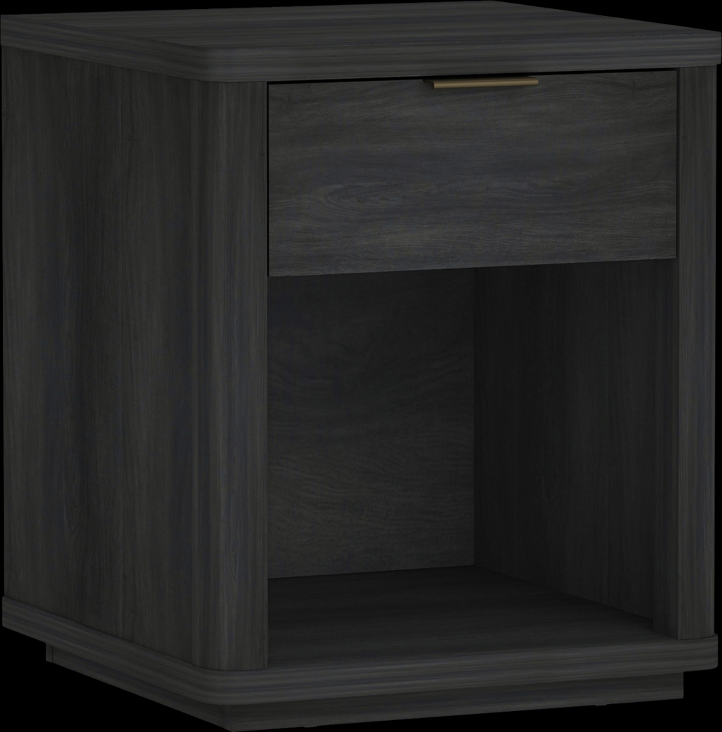 Golddale III Charcoal Gray Nightstand - Thumbnail - Image 3