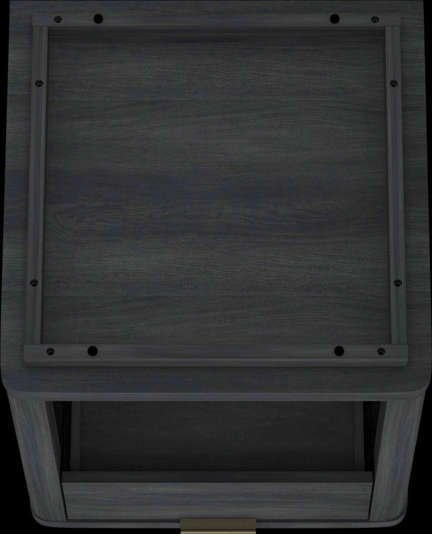 Golddale III Charcoal Gray Nightstand - Thumbnail - Image 4