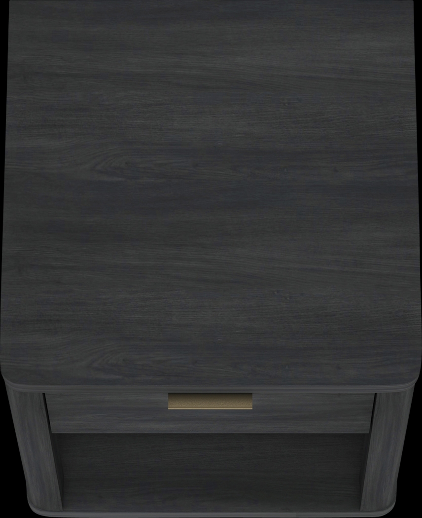 Golddale III Charcoal Gray Nightstand - Thumbnail - Image 5