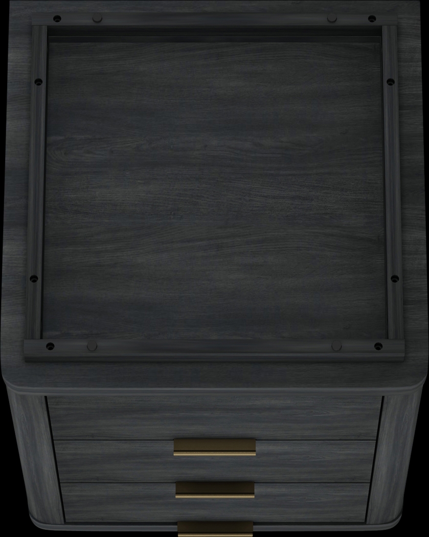 Golddale IV Charcoal Gray Nightstand - Thumbnail - Image 7