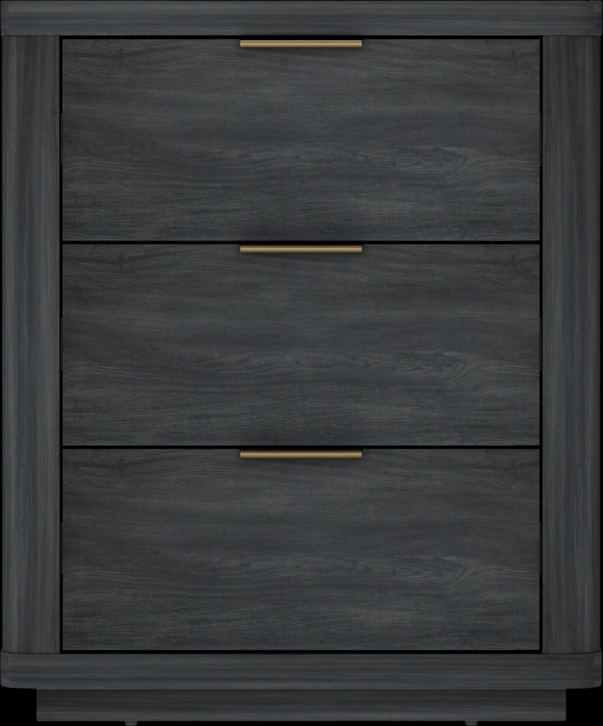 Golddale IV Charcoal Gray Nightstand - Thumbnail - Image 1