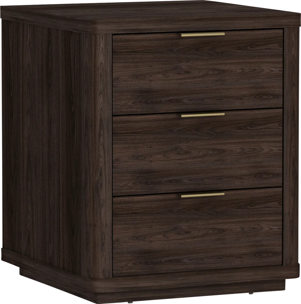 Golddale IV Dark Brown Nightstand - Thumbnail - Image 5