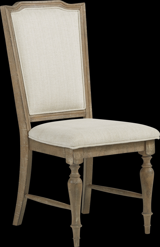 Golden Grove Cream Upholstered Side Chair - Thumbnail - Image 1