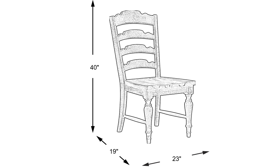 Dimension Image. Please refer to the Dimension Tab on this page for dimension details.