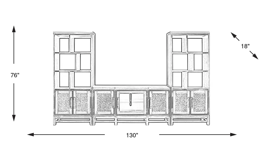Dimension Image. Please refer to the Dimension Tab on this page for dimension details.