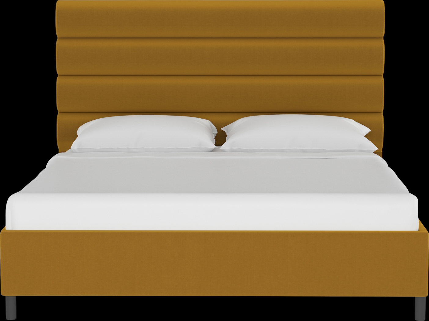 Golden Rust Dijon King Upholstered Bed - Thumbnail - Image 2