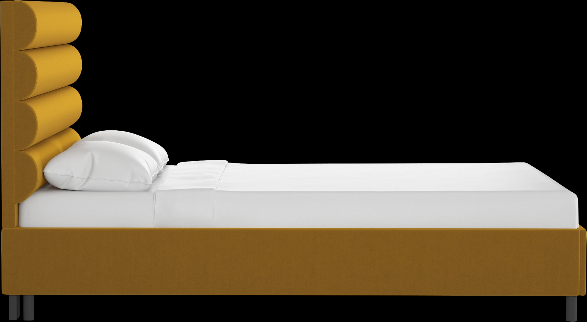 Golden Rust Dijon Queen Upholstered Bed - Thumbnail - Image 3