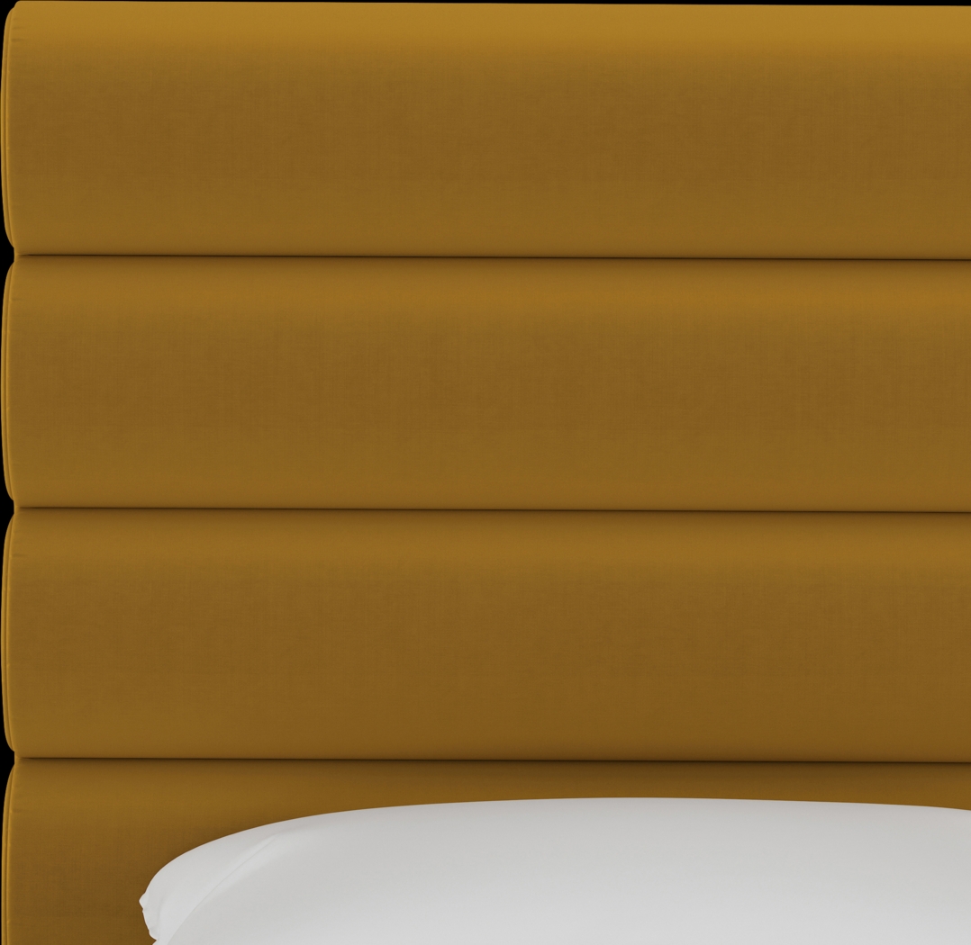 Golden Rust Dijon Queen Upholstered Bed - Thumbnail - Image 4