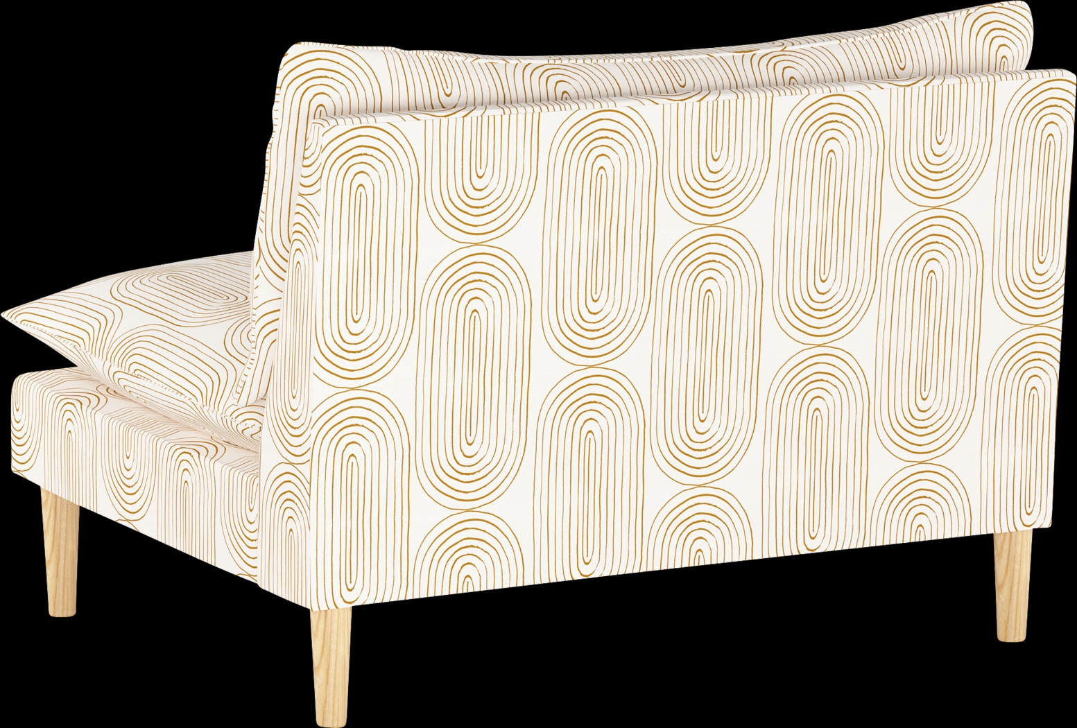 Golden Rust Dijon Settee - Thumbnail - Image 4