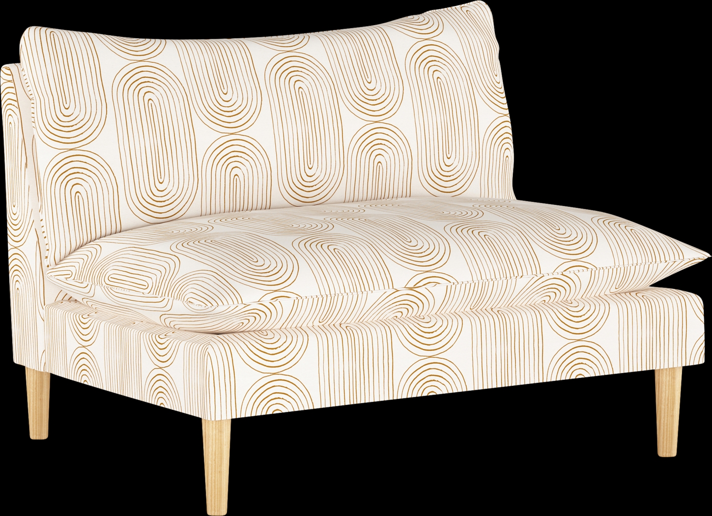 Golden Rust Dijon Settee - Thumbnail - Image 1