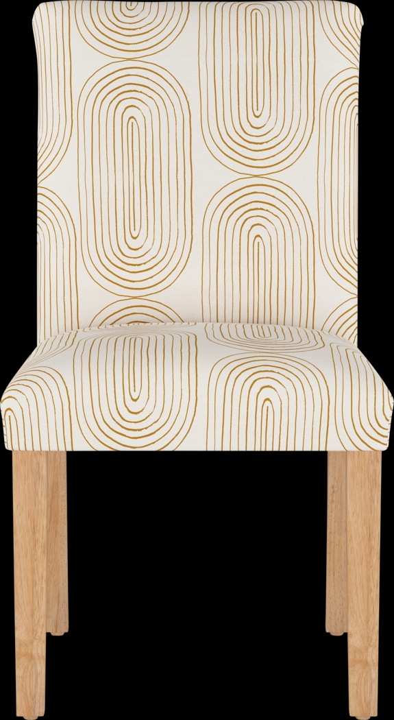 Golden Rust White Side Chair - Thumbnail - Image 2
