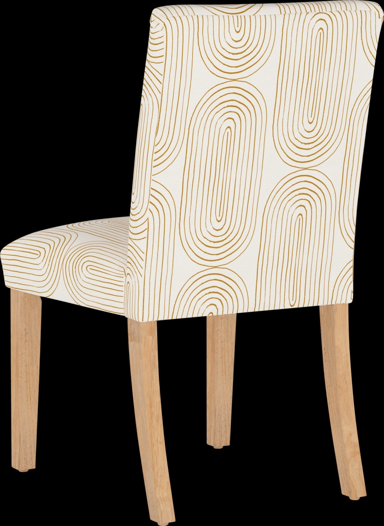 Golden Rust White Side Chair - Thumbnail - Image 4