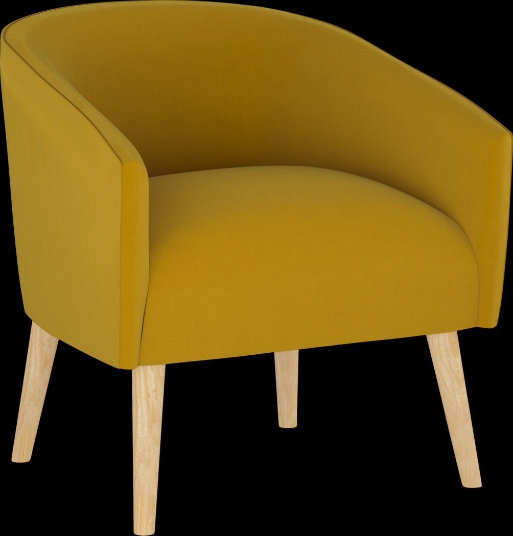 Golden Rust Dijon Accent Chair - Thumbnail - Image 1