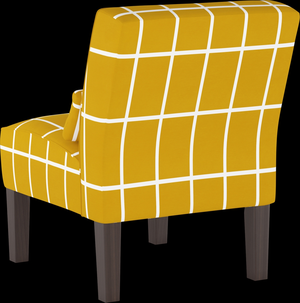 Golden Rust Yellow Accent Chair - Thumbnail - Image 4