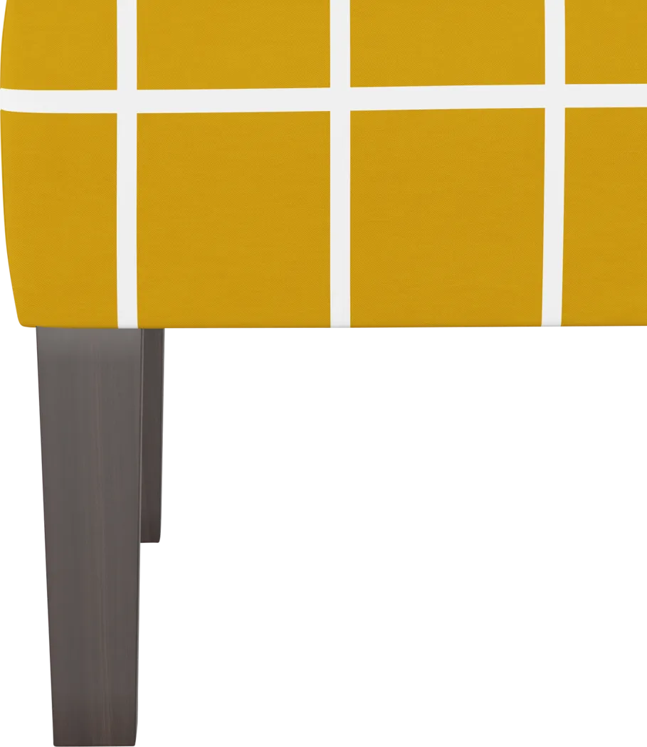 Golden Rust Yellow Accent Chair - Image 5