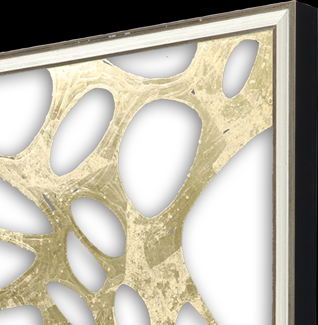 Golden Splash I Framed Artwork, Set of 4 - Thumbnail - Image 4