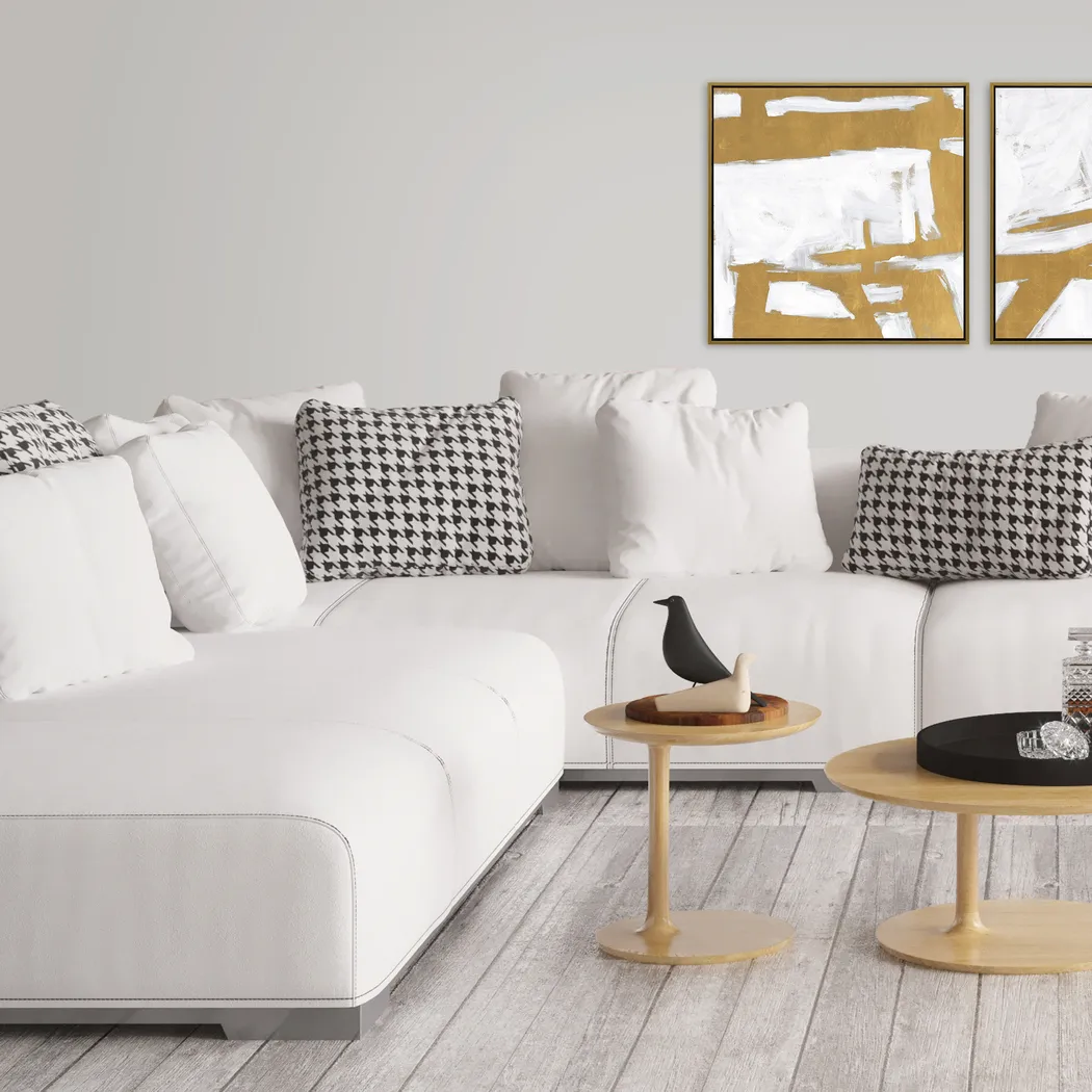 Golden Times III Gold Framed Artwork - Thumbnail - Image 2