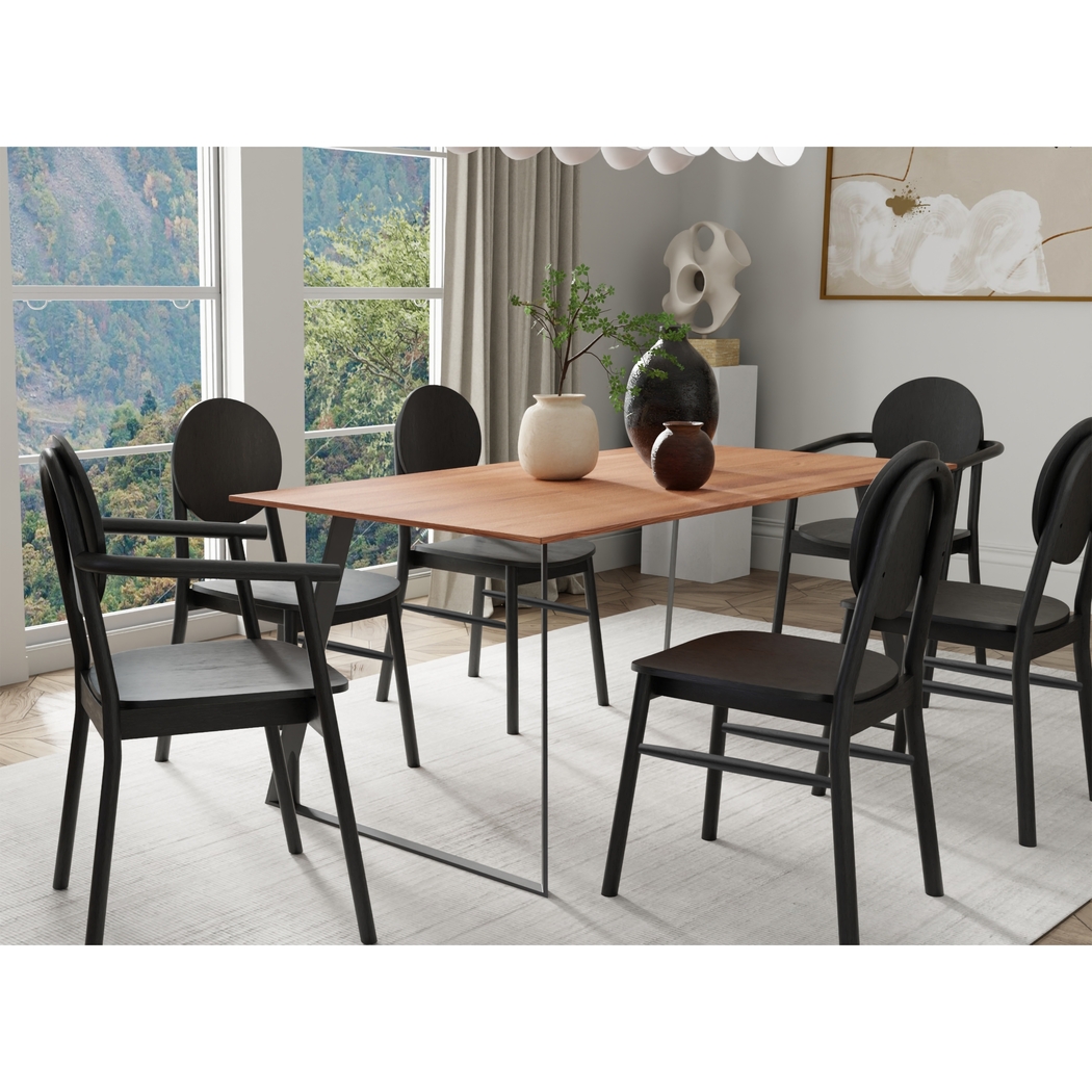 Goldenrode Black Dining Chair, Set of 2 - Thumbnail - Image 2