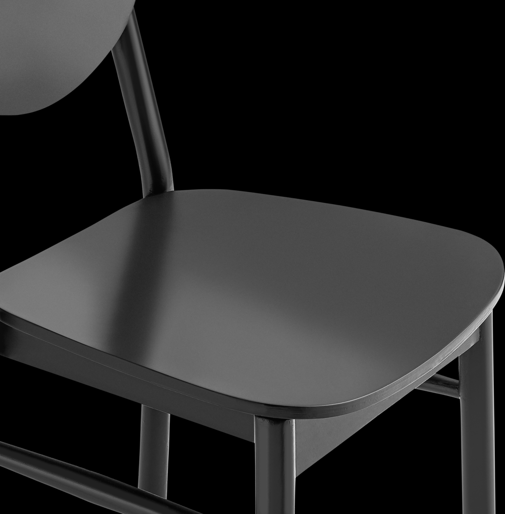 Goldenrode Black Dining Chair, Set of 2 - Thumbnail - Image 10