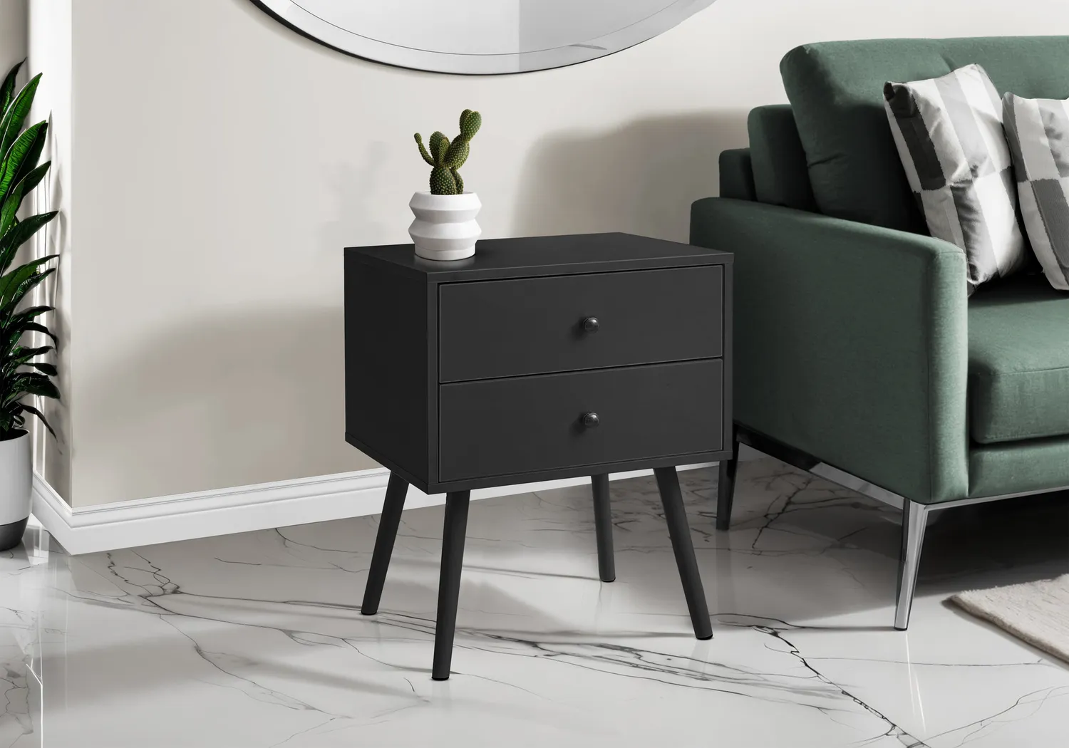 Goldmann Black Nightstand - Thumbnail - Image 2