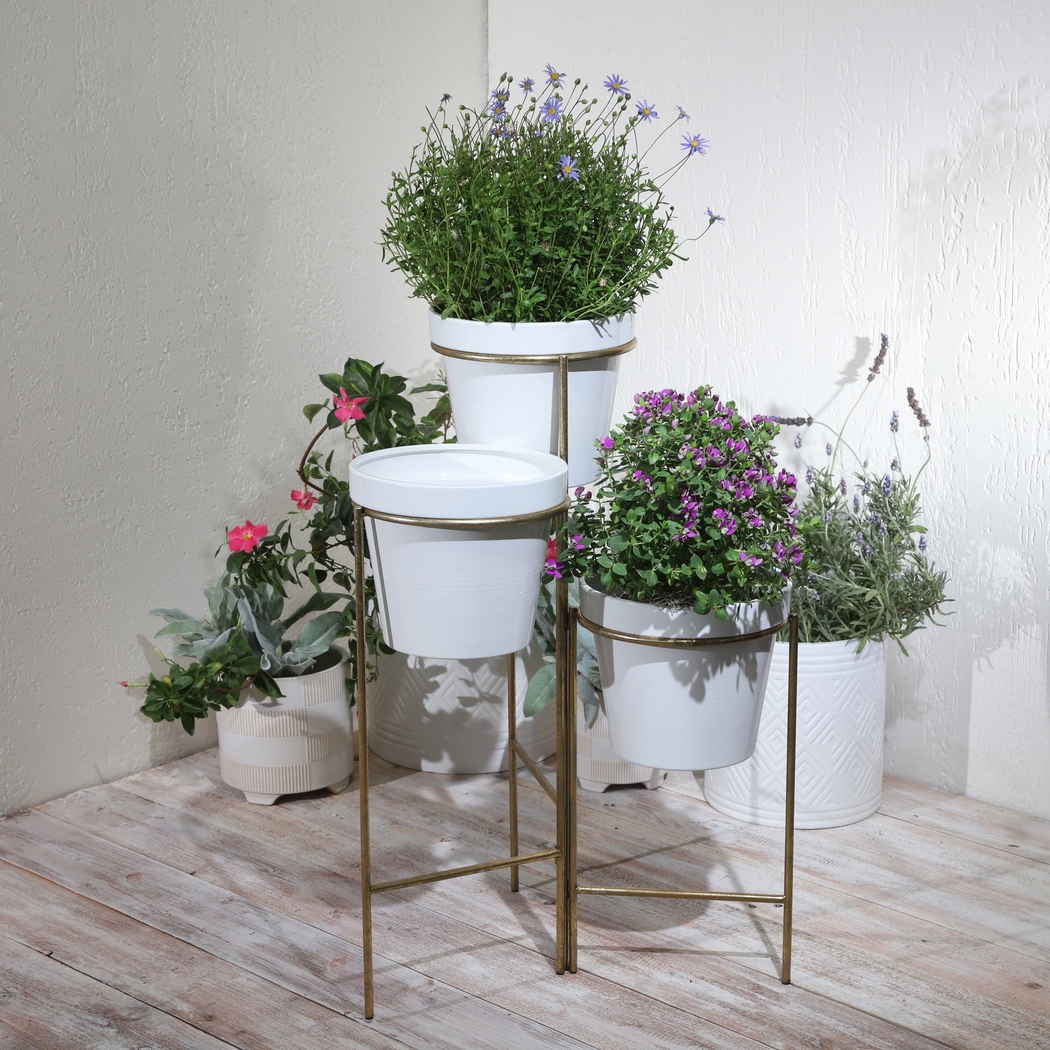 Goldmor White Planter - Thumbnail - Image 2