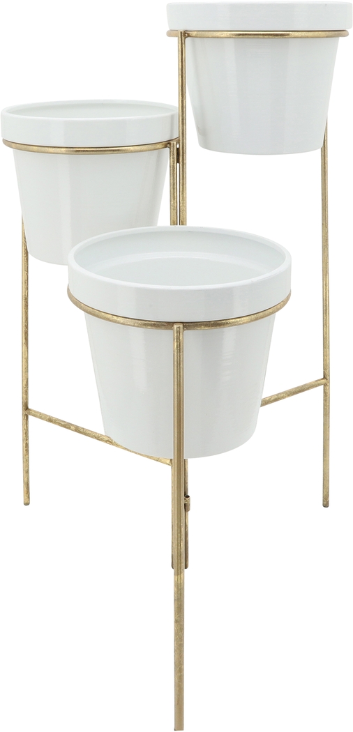 Goldmor White Planter - Thumbnail - Image 3