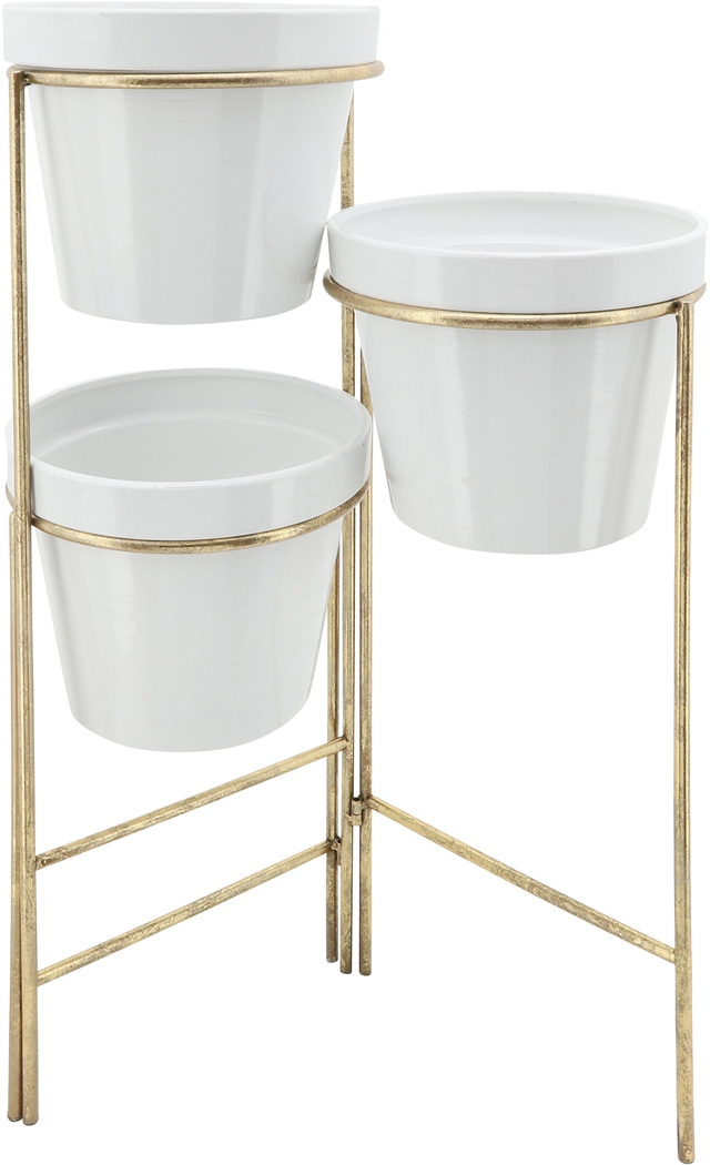 Goldmor White Planter - Thumbnail - Image 4