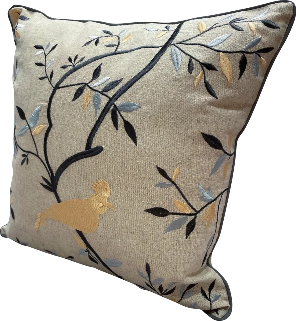 Goldpaw Cream Accent Pillow - Thumbnail - Image 3