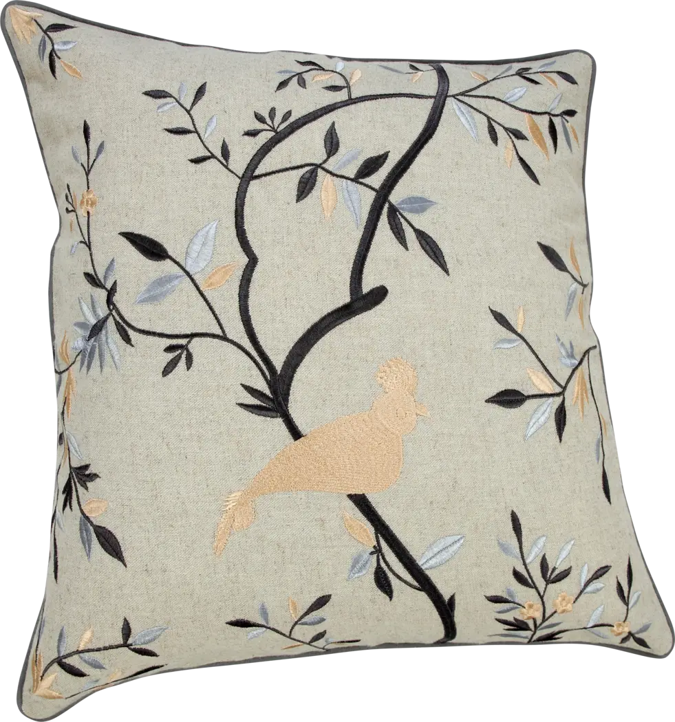 Goldpaw Cream Accent Pillow - Thumbnail - Image 5