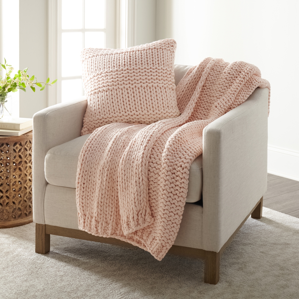 Goldriver Blush Throw Blanket Set - Thumbnail - Image 3