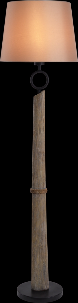 Goldsboro Brown Outdoor Floor Lamp - Thumbnail - Image 1