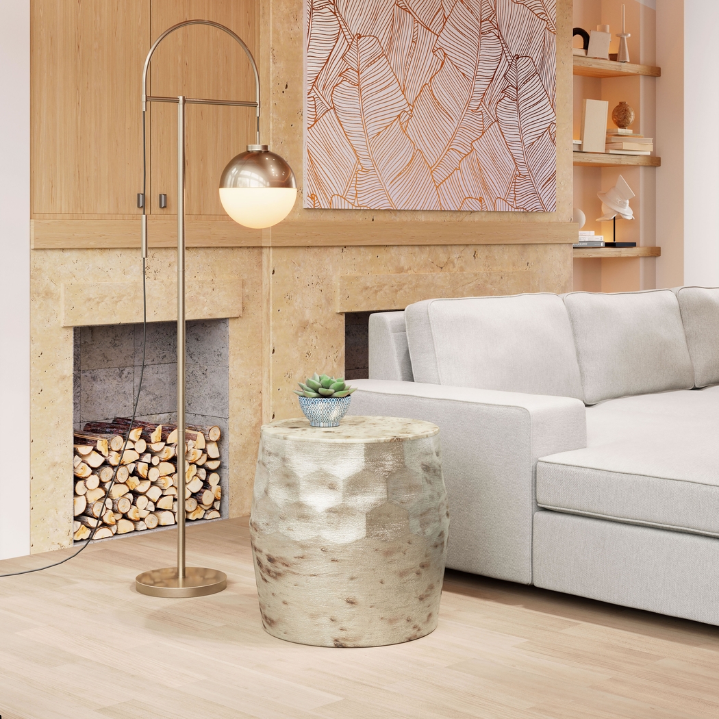 Golovin Silver End Table - Thumbnail - Image 2