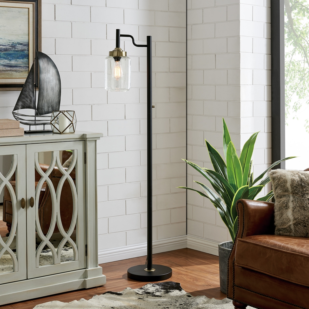 Golse Lane Black Floor Lamp - Thumbnail - Image 3