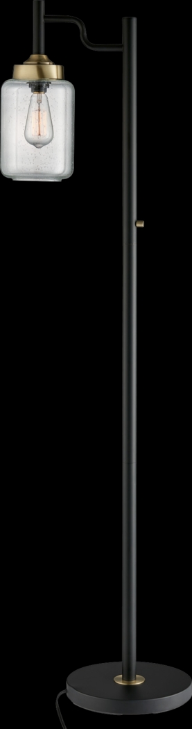 Golse Lane Black Floor Lamp - Thumbnail - Image 1