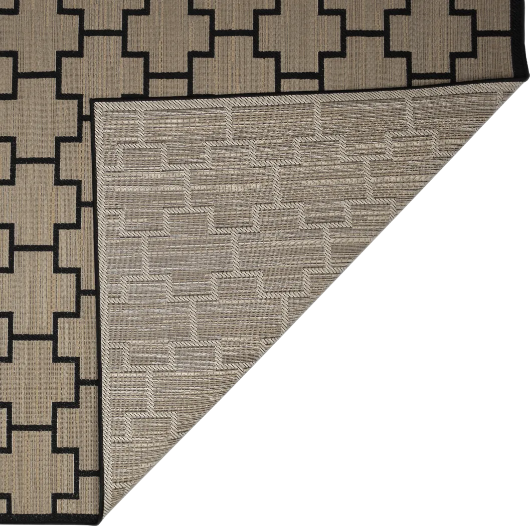 Golton Natural 5'3 x 7'3 Indoor/Outdoor Rug - Thumbnail - Image 4