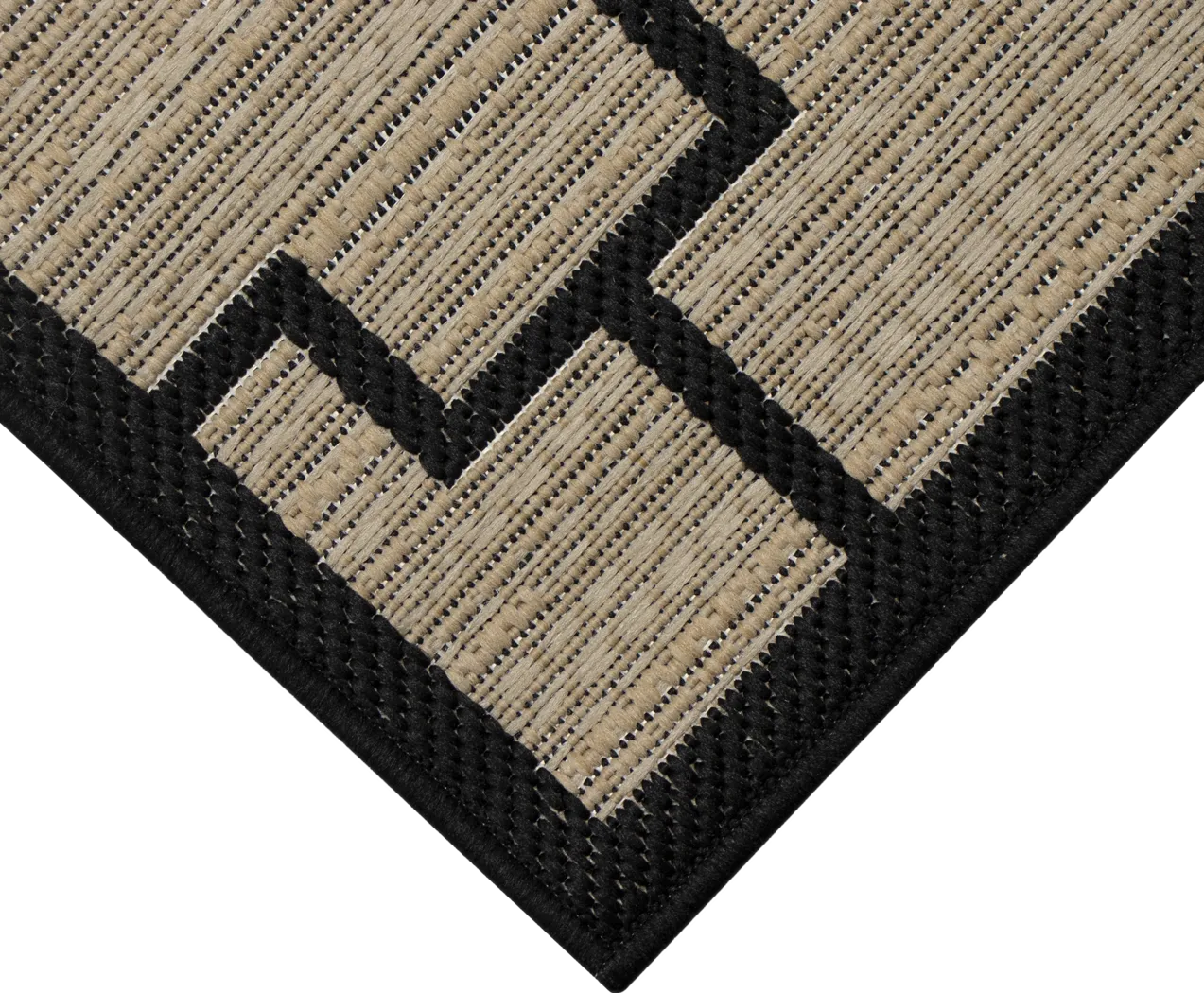 Golton Natural 5'3 x 7'3 Indoor/Outdoor Rug - Thumbnail - Image 5