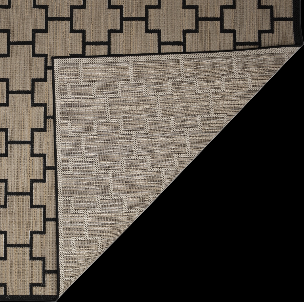 Golton Natural 6'6 x 9'4 Indoor/Outdoor Rug - Thumbnail - Image 4