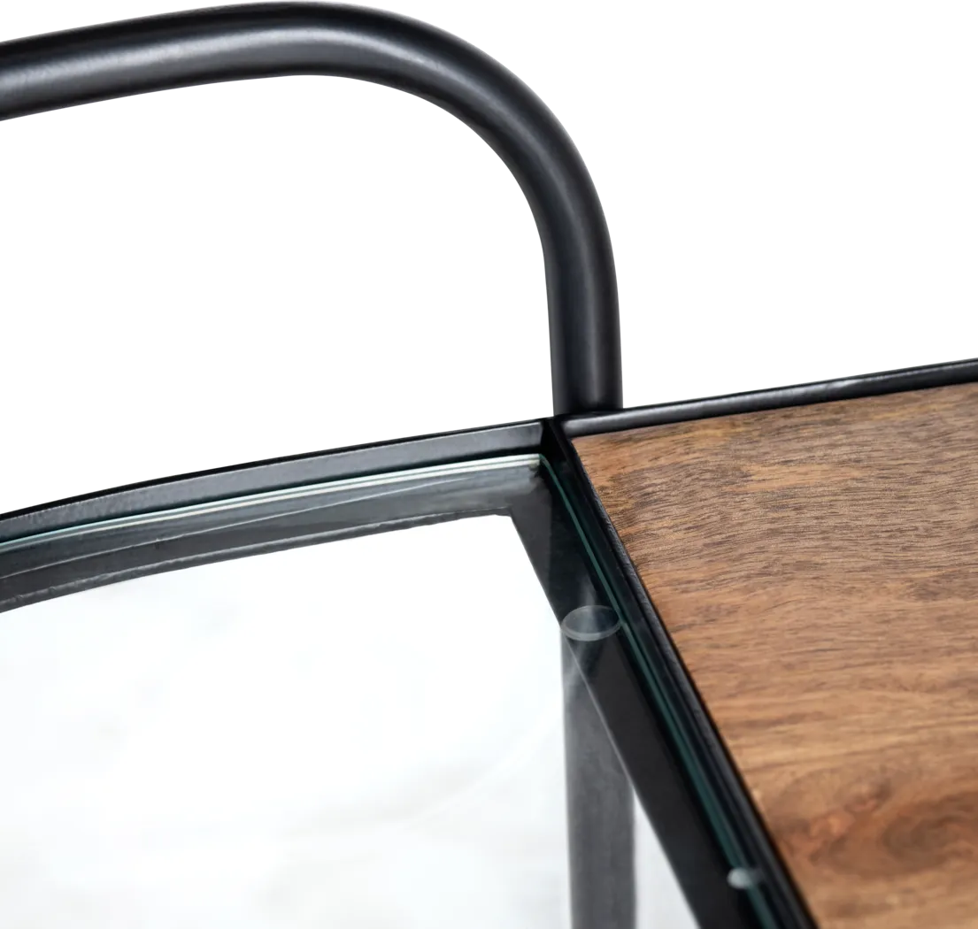 Goltra Black Bar Cart - Thumbnail - Image 4