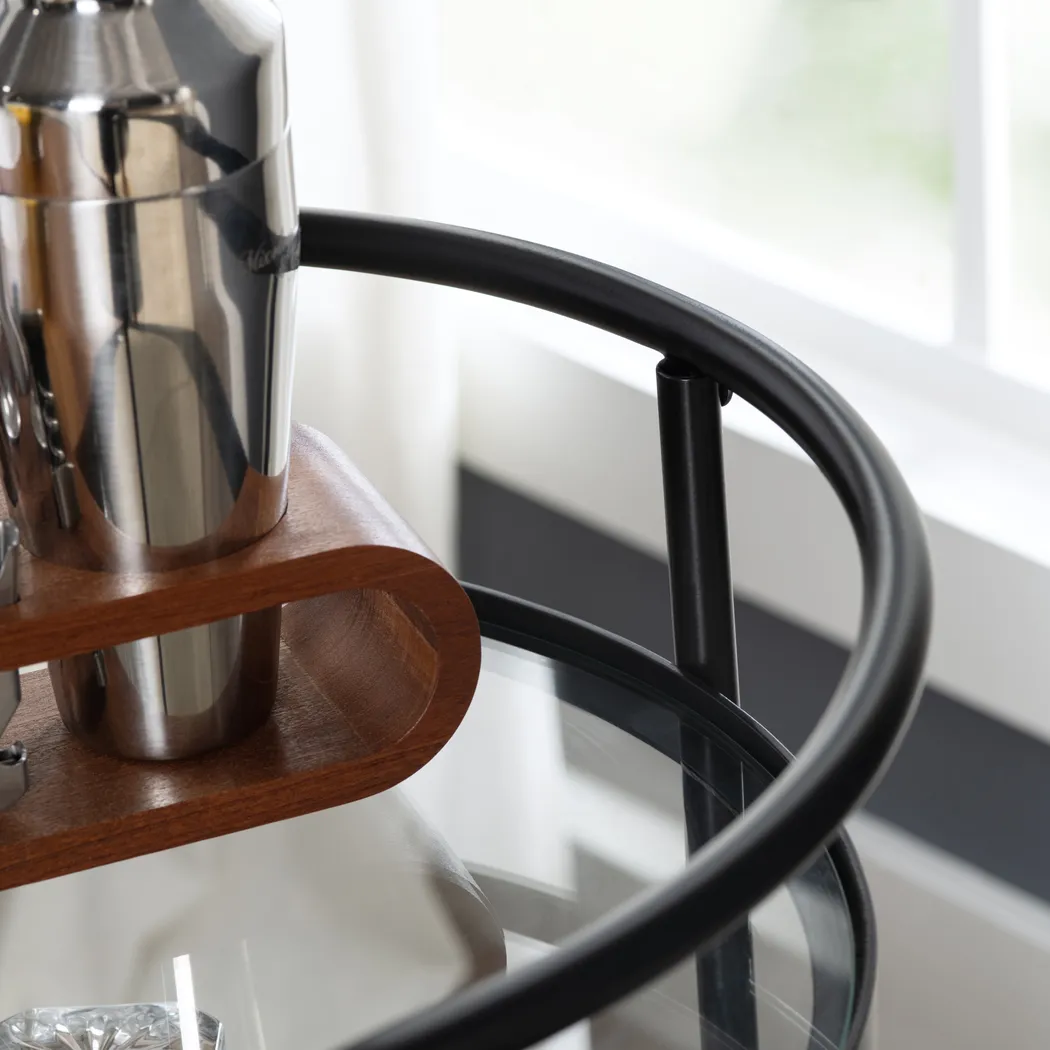 Goltra Black Bar Cart - Thumbnail - Image 5