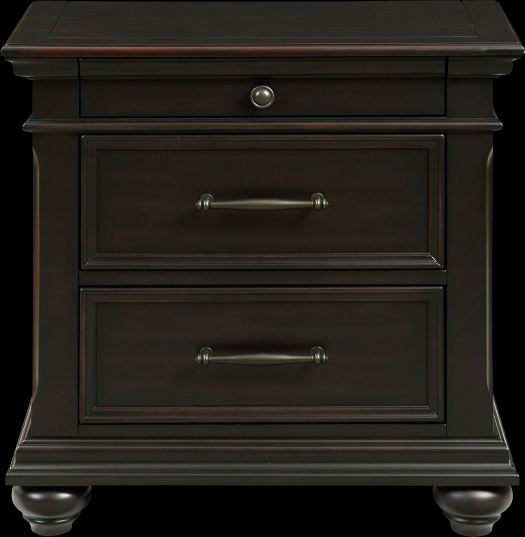Goodpasture Black Nightstand with USB - Thumbnail - Image 6