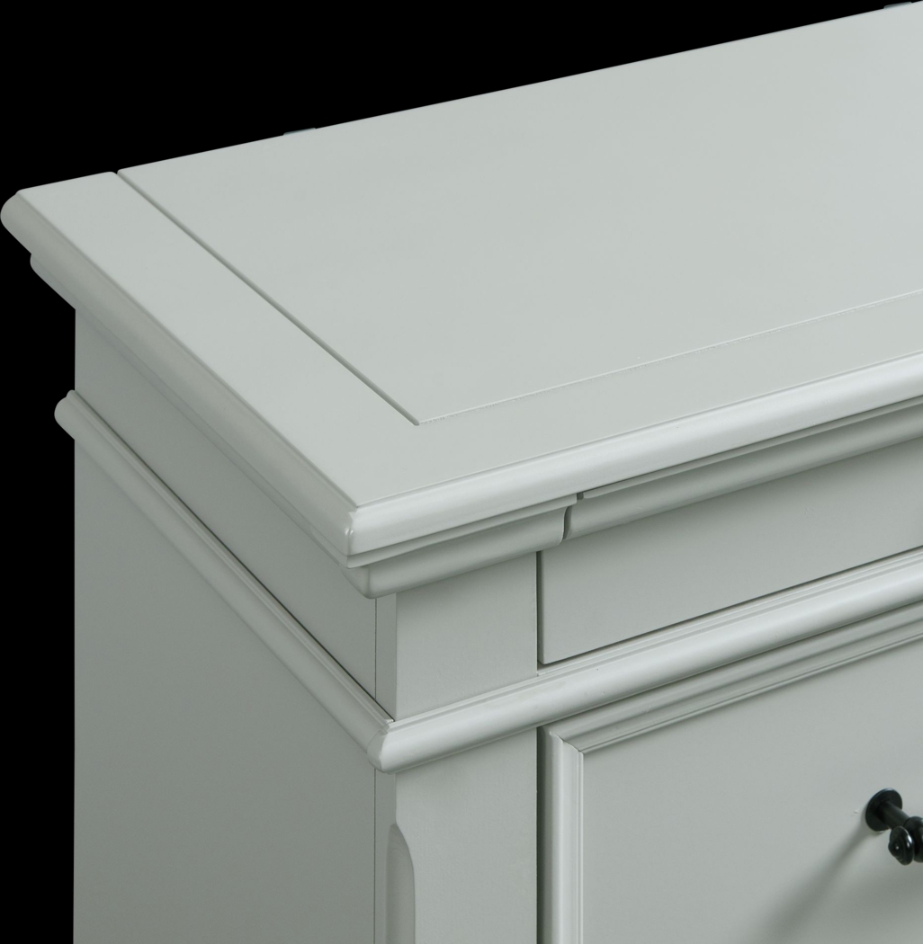 Goodpasture Gray Nightstand with USB - Thumbnail - Image 5