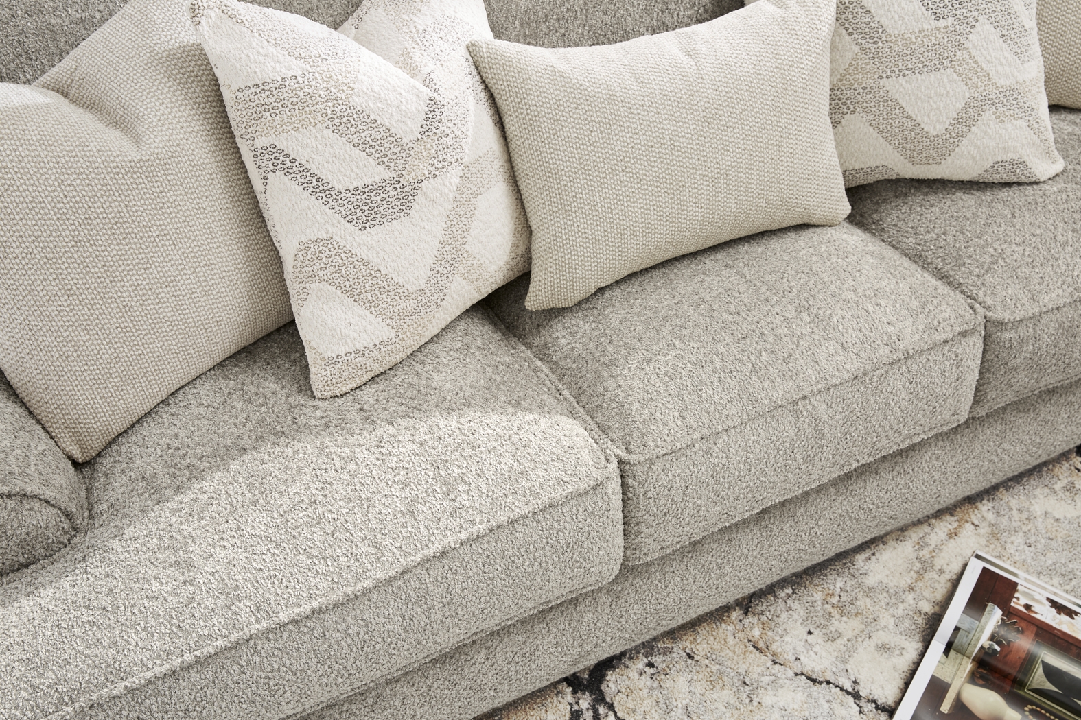 Goodwin Gray 8 Pc Living Room with Sleeper Sofa - Thumbnail - Image 6