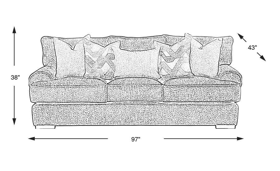 Dimension Image. Please refer to the Dimension Tab on this page for dimension details.